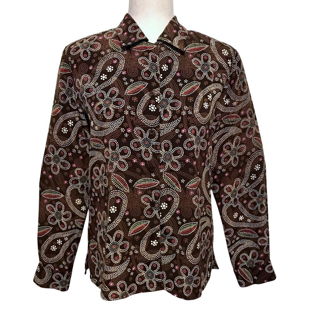 Elementz NWOT Vintage Button Down Blouse Women S